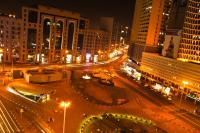 Nespecifikovaný výhled na destinaci Dubaj nebo výhled na město při pohledu z hotelu