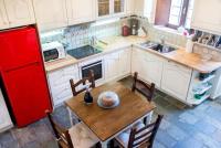 A kitchen or kitchenette at Authentic Cretan Stone Windmill