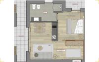 Plán poschodí v ubytovaní Residence Villa Hedy