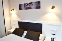 Posteľ alebo postele v izbe v ubytovaní Hotel Alda Santa Cristina