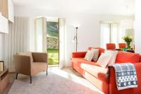 A seating area at HelloChalet - Maison Rue de la Neige - Family Ski Holiday walking distance skirun and gondola