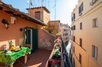 Balkón alebo terasa v ubytovaní CasaJusta Trastevere