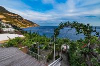 a view of the ocean from a boardwalk at Casa Claudius - Positano in Positano