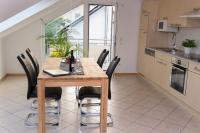 Kuchyň nebo kuchyňský kout v ubytování Ferienwohnung Schneckental