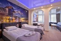 Posteľ alebo postele v izbe v ubytovaní Apartamenty Żuraw