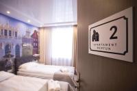 Posteľ alebo postele v izbe v ubytovaní Apartamenty Żuraw