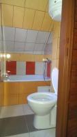A bathroom at chata Ivka Leštiny