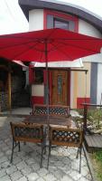 A patio or other outdoor area at chata Ivka Leštiny
