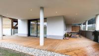 Patio lub wspólna przestrzeń na świeżym powietrzu w obiekcie Haus Vogelmühle