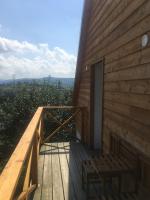 Balkón nebo terasa v ubytování Guest House u chalupky