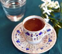 Coffee and tea making facilities at Villa Konak Hotel