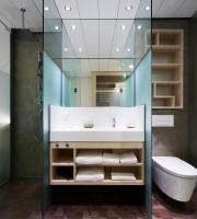 A bathroom at Ako Suite Hotel