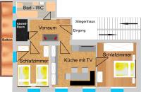 Půdorys ubytování Ferienwohnung Familie Meinschad