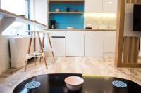 Kuchyňa alebo kuchynka v ubytovaní Leiland #colony_White_Tower_Suite