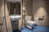 Koupelna v ubytování Hotel Alda Jolio Jaca