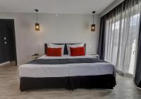 Uma cama ou camas num quarto em Sport Hotel Gym + SPA