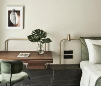 A seating area at Perianth Hotel
