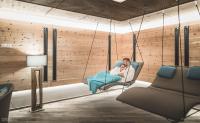 Ein Sitzbereich in der Unterkunft Molaris Lodge