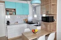 Kuchyňa alebo kuchynka v ubytovaní Apartment Cubo Maksimir 1