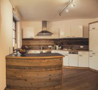 A kitchen or kitchenette at Postwirt Annaberg