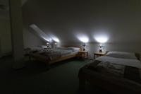 Postel nebo postele na pokoji v ubytování Penzion U řízků