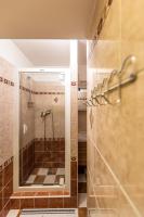 Koupelna v ubytování Apartmány Domino