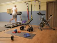 Posilňovňa alebo fitness centrum v ubytovaní Afrala Summerhouse