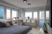 Posteľ alebo postele v izbe v ubytovaní WLR Apartments - Świętokrzyska I
