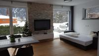 Posteľ alebo postele v izbe v ubytovaní Alpenappartement Sonne