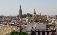 Nespecifikovaný výhled na destinaci Sevilla nebo výhled na město při pohledu z apartmánu