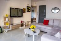 A television and/or entertainment centre at Holy Paraskevi Apartment