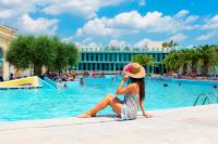 The swimming pool at or close to Victoria Terme Hotel