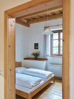 Łóżko lub łóżka w pokoju w obiekcie Ferienwohnung Raderhaus