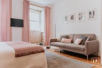 Posezení v ubytování Calacatta Housing