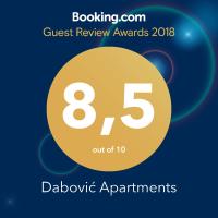 Certifikát, hodnocení, plakát nebo jiný dokument vystavený v ubytování Apartments Dabović