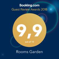Certifikát, hodnocení, plakát nebo jiný dokument vystavený v ubytování Rooms Garden