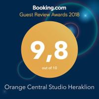 Certifikát, hodnocení, plakát nebo jiný dokument vystavený v ubytování Orange Central Studio Heraklion
