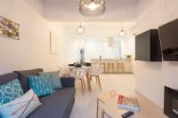 Televízia a/alebo spoločenská miestnosť v ubytovaní Nuevo centro 3 hab 2 baños ac wifi