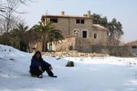 Mas Tulsà Casa Rural Girona v zimě