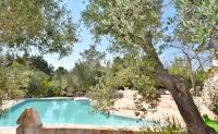 The swimming pool at or close to Trullo Cime Bianche