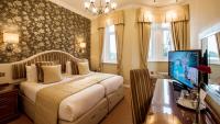 TV a/nebo společenská místnost v ubytování The Victoria Hotel & Source Spa