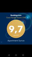 Certifikát, ocenenie alebo iný dokument vystavený v ubytovaní Apartment Sunce