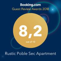 Certifikát, hodnocení, plakát nebo jiný dokument vystavený v ubytování Rustic Poble Sec Apartment