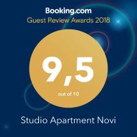 Certifikát, ocenenie alebo iný dokument vystavený v ubytovaní Studio Apartment Novi