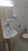 Koupelna v ubytování Hotel Šrejber