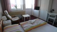 Postel nebo postele na pokoji v ubytování Hotel Šrejber