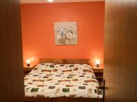 Apartment Plavia Biogradにあるベッド