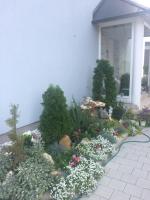 Vonkajšia záhrada v ubytovaní Studio apartman Valentina
