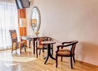 Ein Sitzbereich in der Unterkunft Don Prestige Residence