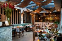 En restaurant eller et andet spisested på Bisma Eight Ubud